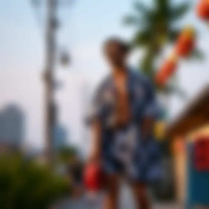 Magnificent Exploring the Allure of Men’s Crane Print Kimonos Paired with Shorts
