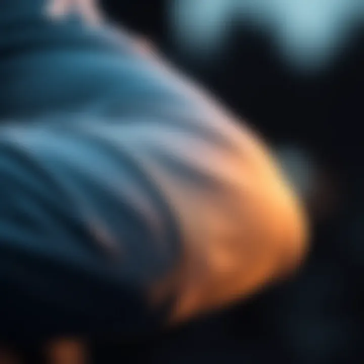 Moisture-Wicking Technology in Arm Sleeves Close-up of Under Armour arm sleeve fabric showcasing moisture-wicking technology