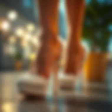 Versatile white heels suitable for various occasions