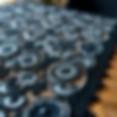 Intricate Patterns of Lace Close-up of intricate patterns on a black lace table runner