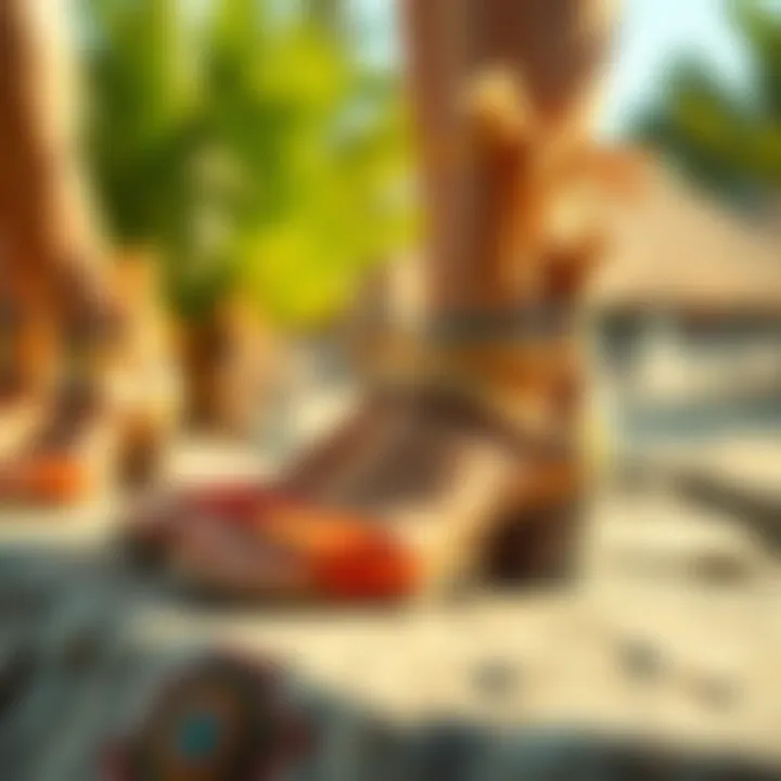 Historical evolution of bohemian footwear through the decades