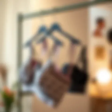 A user-friendly bra hanger organizer with easy access to different styles