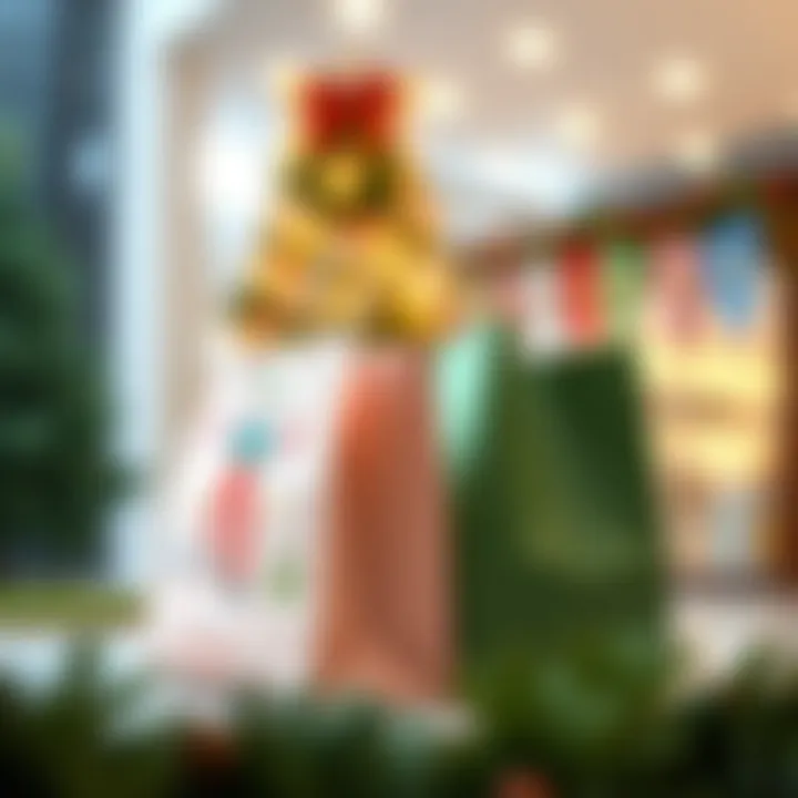 Comparison of Traditional and Reusable Holiday Shopping Bags Comparison of traditional and reusable holiday shopping bags