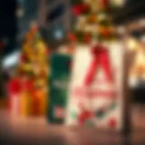 Festive Design of Christmas Reusable Bags Stylish Christmas reusable bag with festive design