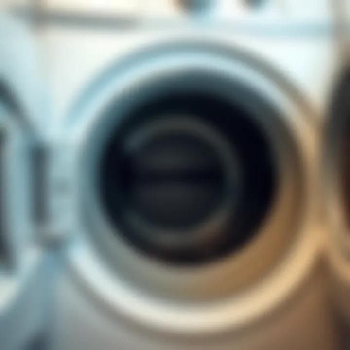 A dryer with a clean lint vent, emphasizing safety
