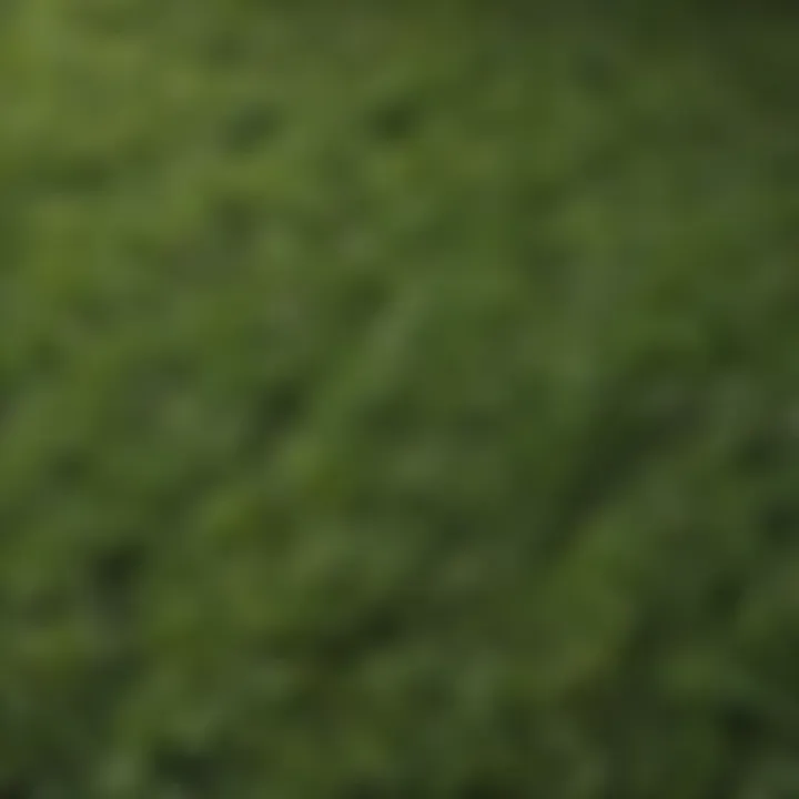 Close-up of grass mats demonstrating texture and quality