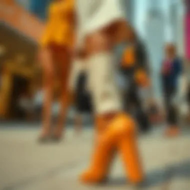 Modern Fashion with Cone Heels Fashion-forward looks featuring cone heels in modern outfits