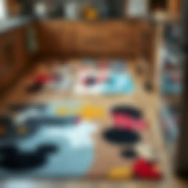 Variety of Styles in Disney Anti-Fatigue Mats Various Disney anti-fatigue mat styles and designs