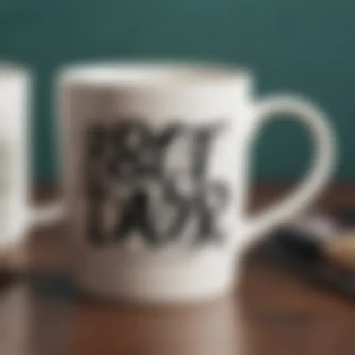 Elegant coffee mug featuring the phrase 'Best Dad Ever' in stylish typography