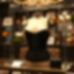 A fashionable waist trainer showcased in an elegant setting