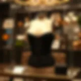 Stylish Waist Trainer Display A fashionable waist trainer showcased in an elegant setting