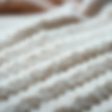 Luxurious fleece texture close-up