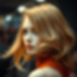 Artistic representation of hair in fashion design