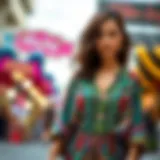 Intricate Patterns of Harem Jumpsuits A vibrant harem jumpsuit showcasing intricate patterns