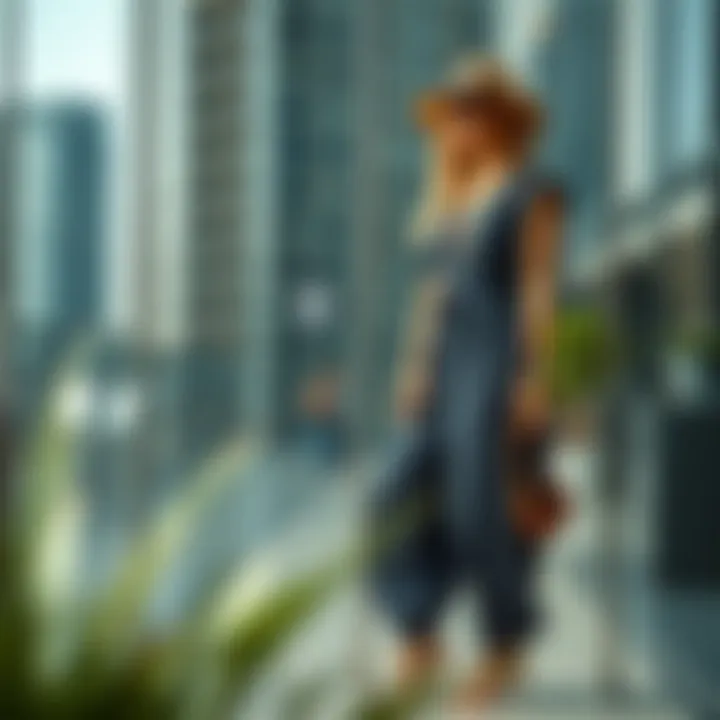 Styling Possibilities of Harem Jumpsuits Stylish harem jumpsuit paired with accessories on a modern backdrop