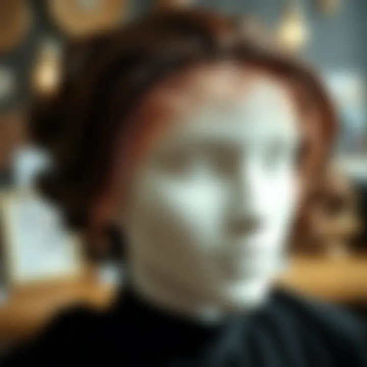 Detailed construction of a lace-free wig showcasing its inner structure and materials.