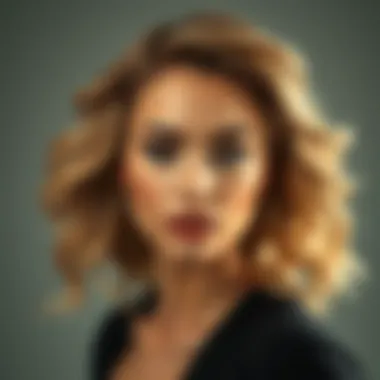 Impeccable styling techniques applied to lace-free wigs, demonstrating versatility.