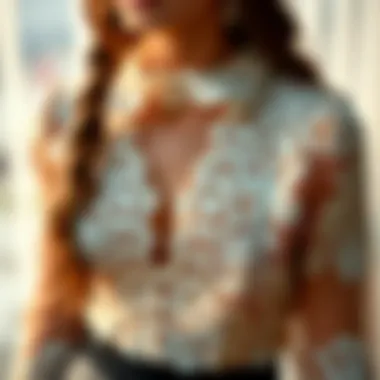 Elegant Lace: Timeless Fashion Statement Elegant lace patterns for festive outfits