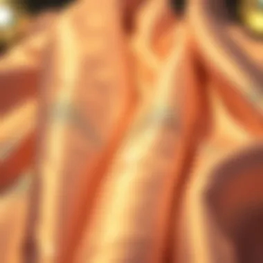 Shimmering Silk: The Essence of Celebration Shimmering silk fabric reflecting lights