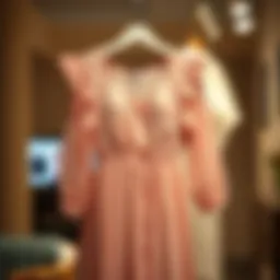 Elegant personalized nightgown on display