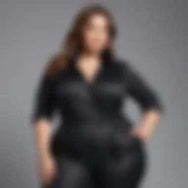 Versatile styling options for plus size black jumpsuits