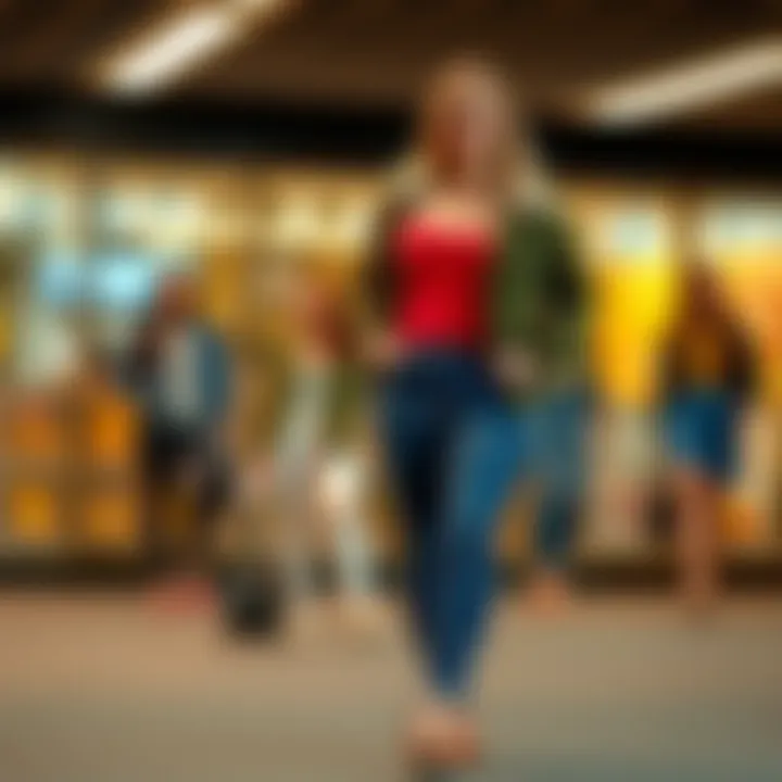 Diverse Outfits with Jeggings Diverse outfits featuring plus size pull on denim jeggings