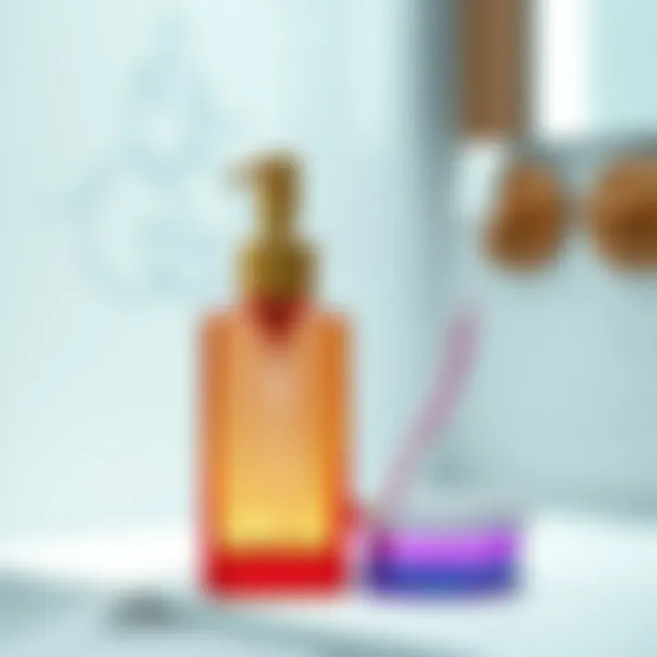 Stylish Rainbow Soap Dispenser and Toothbrush Holder Stylish soap dispenser and toothbrush holder in rainbow colors