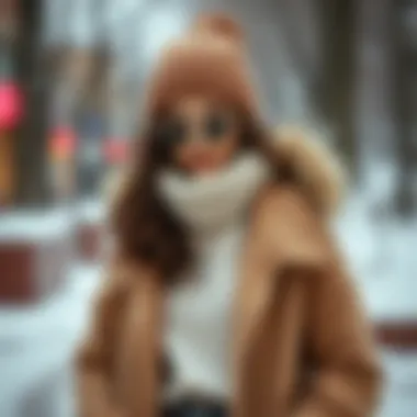 Stylish Layered Winter Outfits Layered outfits showcasing stylish winter apparel