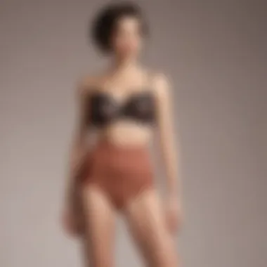 Styling Tips with Spanx High-Waisted Panty Model wearing Spanx high-waisted panty under stylish attire