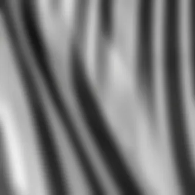 Close-up of striped contact paper revealing texture and design