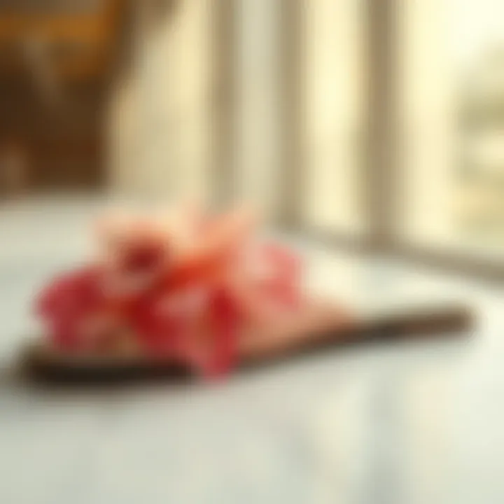 Elegant flower slide showcasing intricate design details