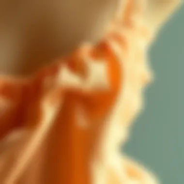 Close-up of diverse fabric textures used in camisoles