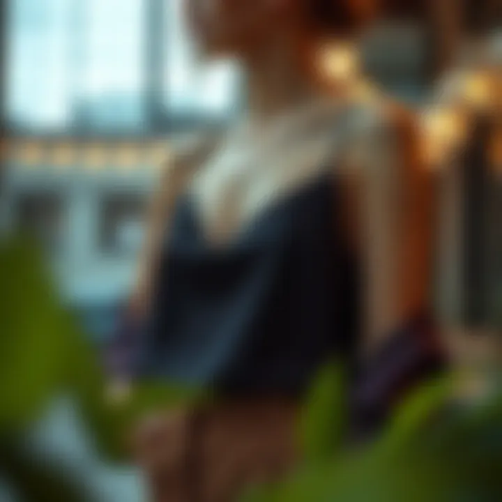 Layered outfit showcasing camisole styling options