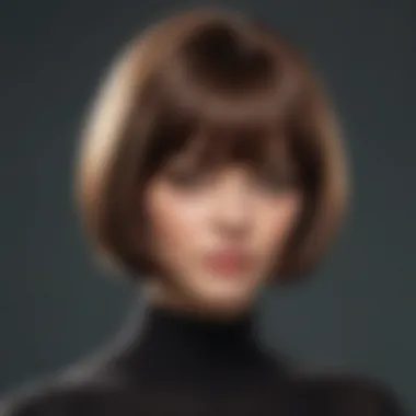 Elegant styling options for the brown bob wig