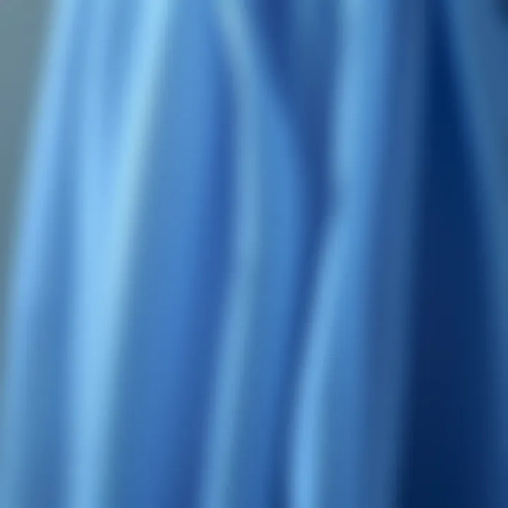 Close-up of chiffon fabric highlighting its lightweight and sheer qualities, ideal for tunic blouses.