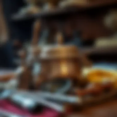 Tools for Maintaining Copper Incense Burners Essential maintenance tools for copper incense burners displayed artistically