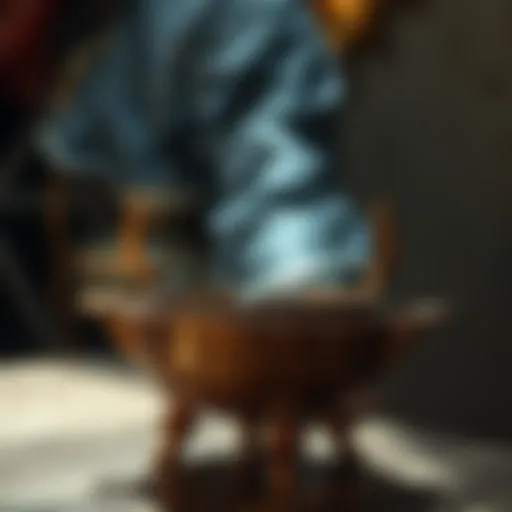 Intricately Designed Copper Incense Burner An ornate copper incense burner showcasing intricate craftsmanship