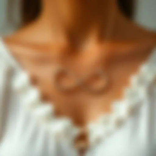 Timeless Elegance of Infinity Necklaces Elegant infinity necklace showcasing timeless design