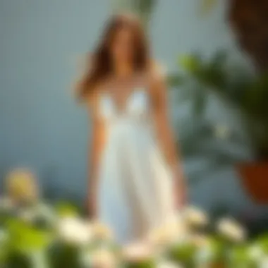 Versatile Styling Options Different styling options for a white lace sun dress