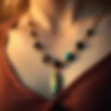 Artisan-Crafted Bohemian Necklace Artisan-crafted bohemian necklace with natural stones