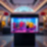 Elegant tabletop lightbox showcasing vibrant colors