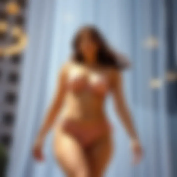 Cultural Significance of Lingerie An artistic representation of cultural significance of lingerie in fashion