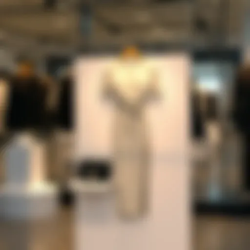 Elegant Monochrome Two-Piece Display Elegant monochrome two-piece set on display