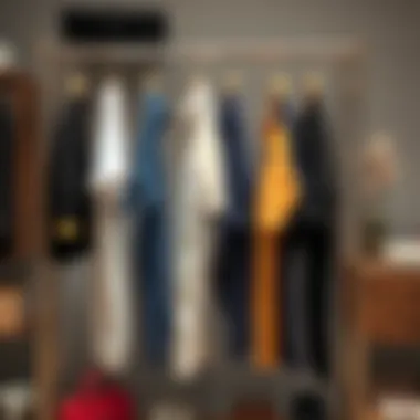 Practical tips displayed visually for using a multifunctional pants rack effectively