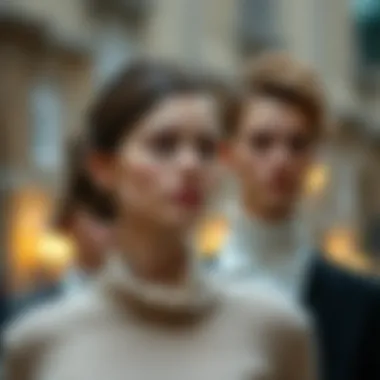 Historical Turtleneck Designs Historical fashion illustrations featuring iconic turtleneck designs