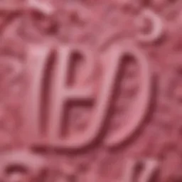 Close-up of pink iron-on letters on fabric