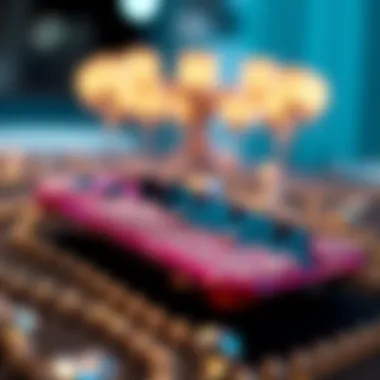 Elegantly designed rhinestone iPhone 13 case showcasing its sparkling features