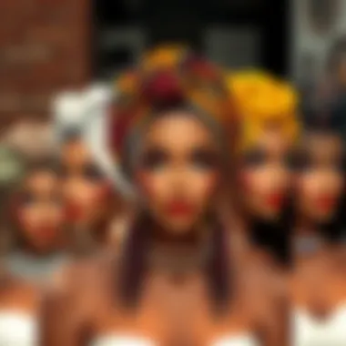 A variety of stylish hair bonnets displayed to highlight different designs.