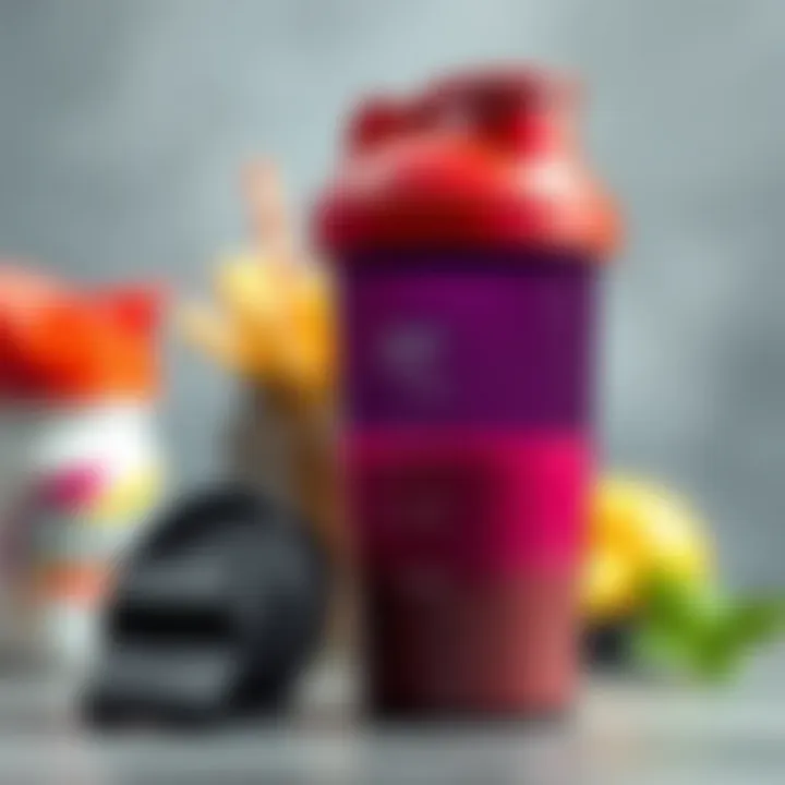 An innovative shaker cup featuring unique functionalities for easy use.