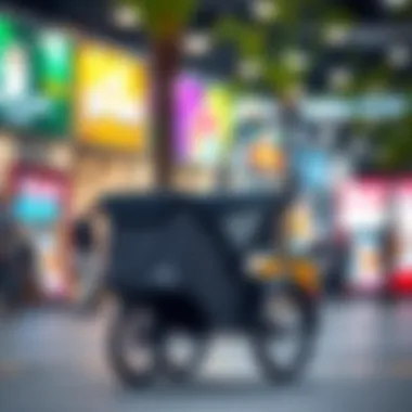 Highlighting the eco-friendly materials used in the cart's construction